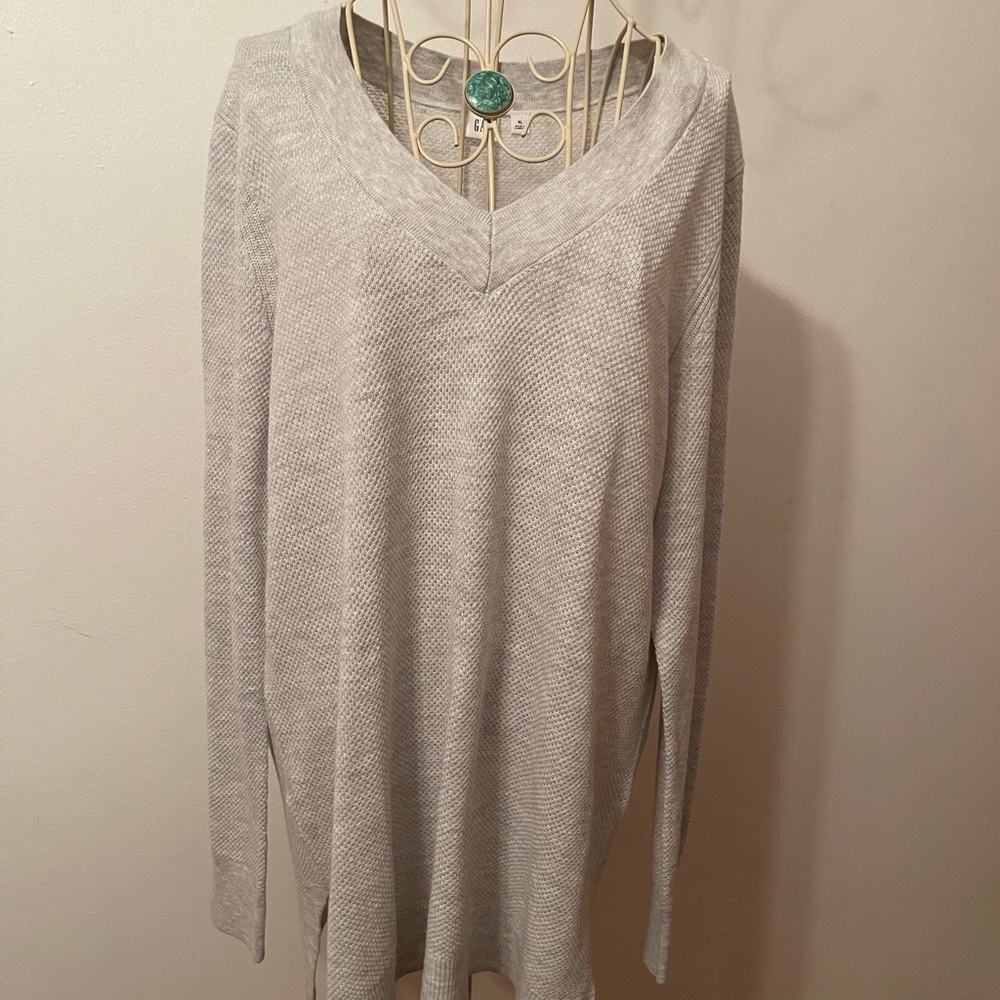Beautiful grey tunic with side slits